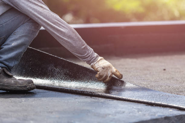 Professional Basement Waterproofing technician working in Norwood, NJ